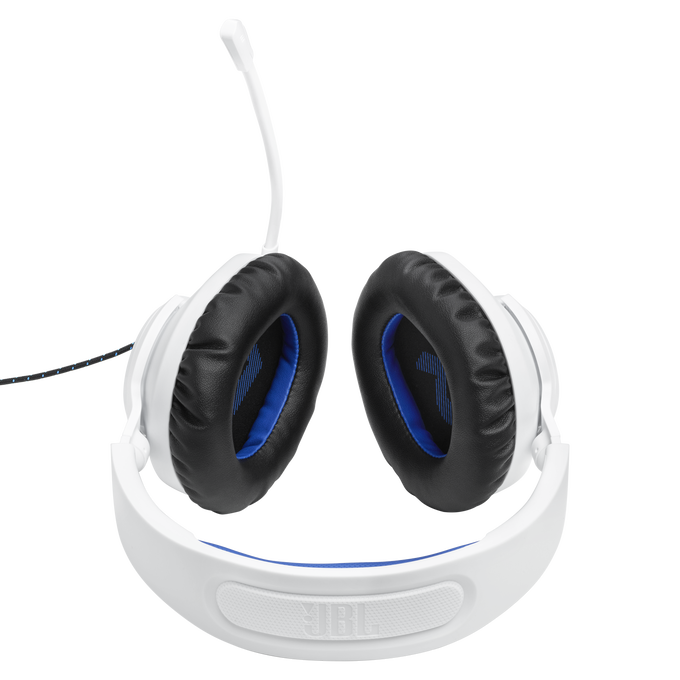 JBL Quantum 100P Console - White - Wired over-ear gaming headset with a detachable mic - Detailshot 2 image number null